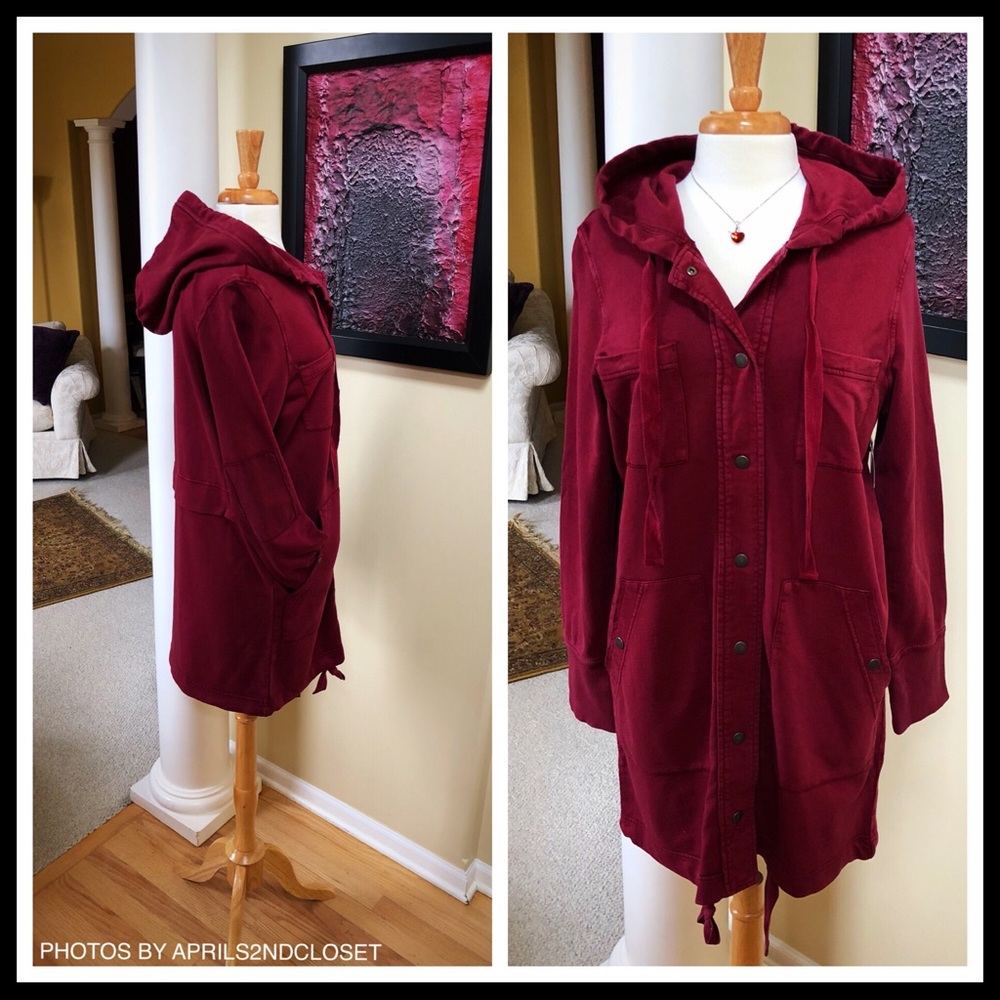 HOODED ANORAK FLEECE LINED UTILITY JACKET - Picture 3 of 7